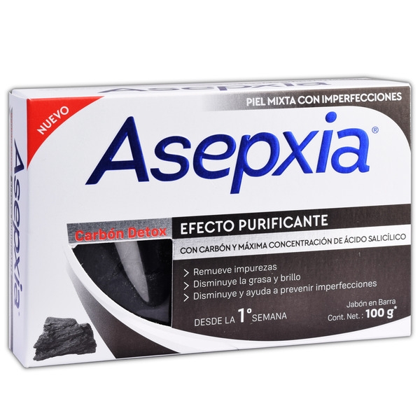 Asepxia Jabón Neutro Efecto Mate Sin Brillo X 100 Gramos - Farmacia Leloir  - Tu farmacia online las 24hs