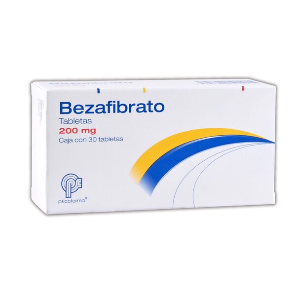 Medically Bezafibrato tab. 200 mg. caja c/30 Farmacia a domicilio