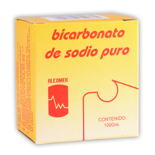 Bicarbonato de sodio 100g Polvo para Solución