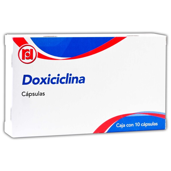 Doxiciclina capsulas de 100 mg