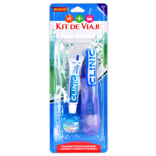 Medically - Cepillo dental kit de viaje c/3 pzas. - Farmacia a