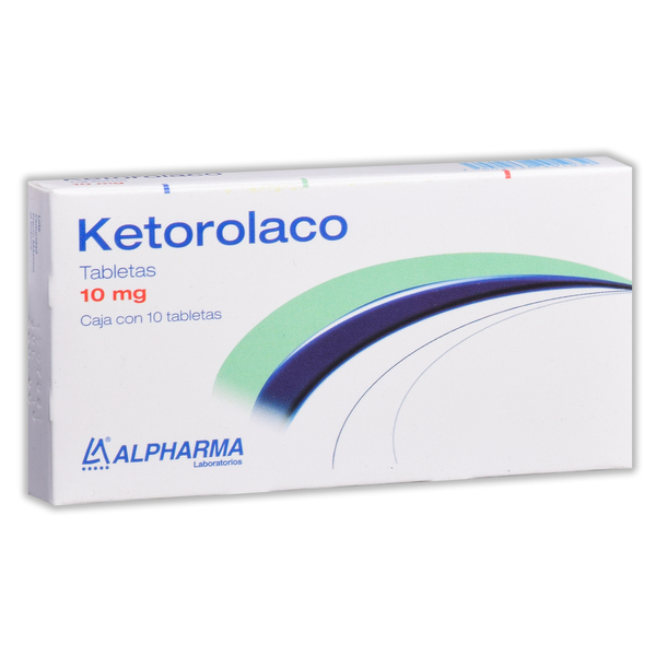 Ketorolaco  c/10 tabs. 10 mg.