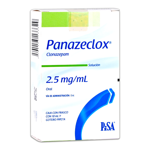 Precio de gotero clonazepam 2.5 mg