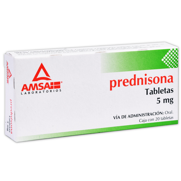 Prednisona 20 tab 5 mg