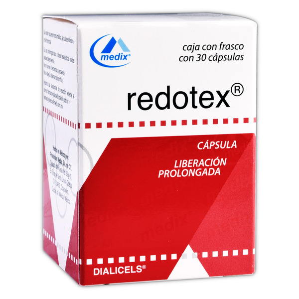 Medically Redotex c/30 caps. l.p. 50/16.2/8/0.36/0.075 mg. Farmacia