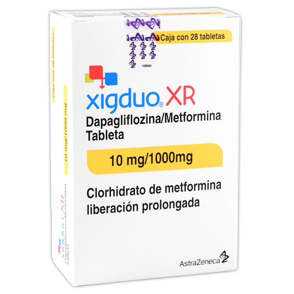 Xigduo-xr c/28 tabs. 10/1000 mg.