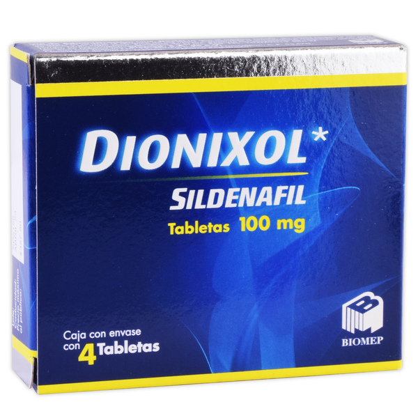 Dionixol c/4 tabs. 100 mg.