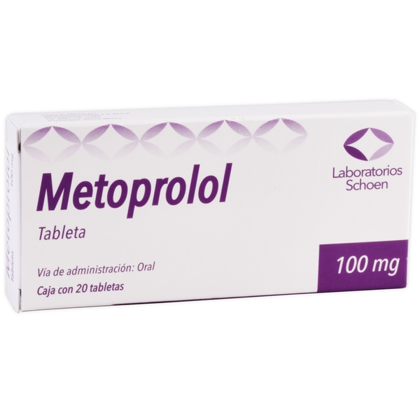 Medically Metoprolol C20 Tabs 100 Mg Farmacia A Domicilio