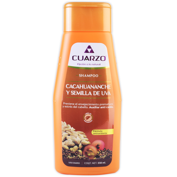 Medically Shampoo de cacahuananche/semilla de uva (cuazo) 550 ml