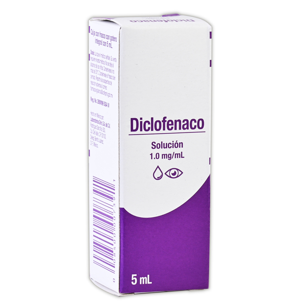 DICLOFENACO 1MG FRASCO CON 5ML GOTAS OFTALMICAS G.I (AMSA