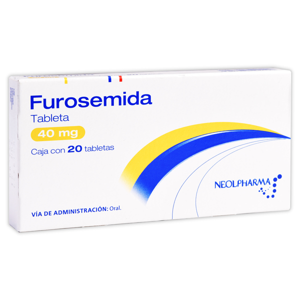 Furosemida tabletas 40 mg precio