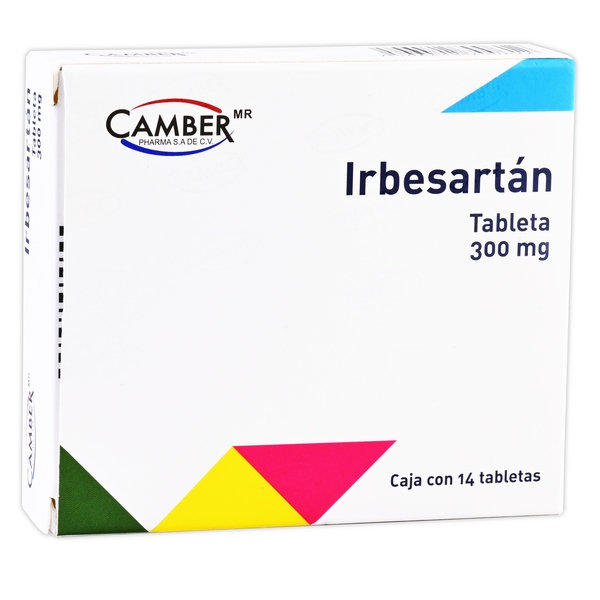 Irbesartan c/14 tabs. 300 mg.