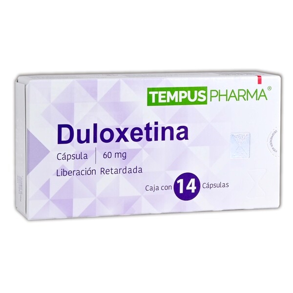 Duloxetina (tempuspharma) c/14 caps. l.r. 60 mg.