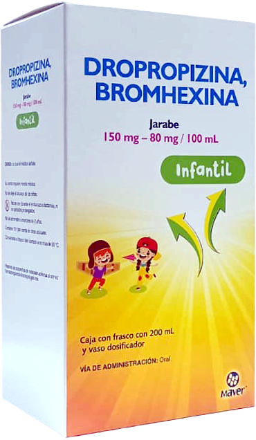 Dropropizina/bromhexina jbe. 100ml. infantil