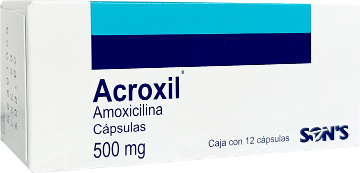 Acroxil c/12 caps. 500 mg.