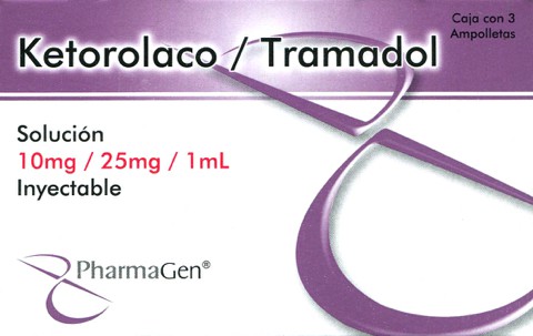 Ketorolaco/tramadol iny. c/3 amp.