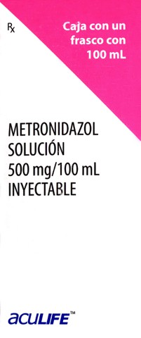 Detalles METRONIDAZOL(NIRLIFE) IV 500 MG. 100 ML.(ACULIFE) - Dilopsan