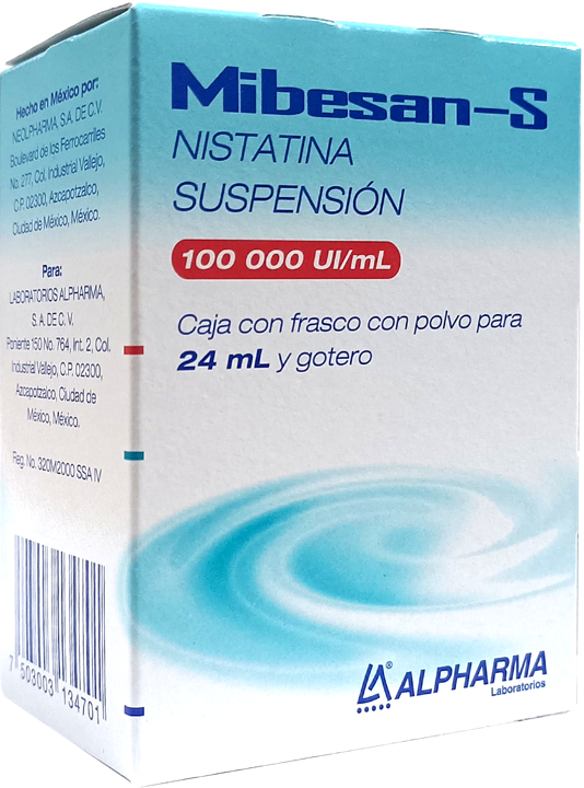 Nistatina susp. gotas 24 ml. mibesan