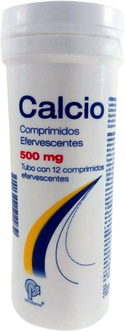 Calcio c/12 comp. efervecentes 500 mg.