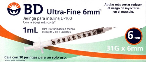 Agujas para lapicero de Insulina x25 Unidades – Sendai Group