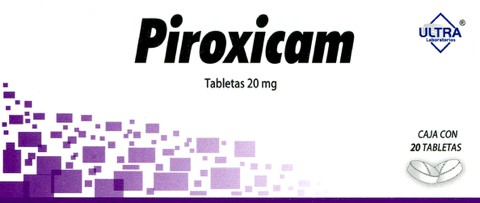 Piroxicam c/20 tabs. 20 mg.